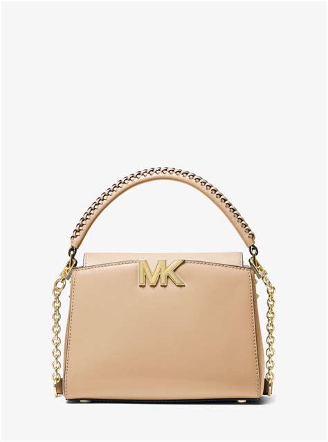 michael kors canvas and leather bag|michael kors karlie small bag.